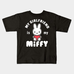 My Girlfriend Is My Miffy Kids T-Shirt